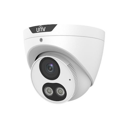 Uniview 5MP Full Color Eyeball Network Camera 2.8mm Fixed, Warm Light IPC3615SE-ADF28KM-WL-I0